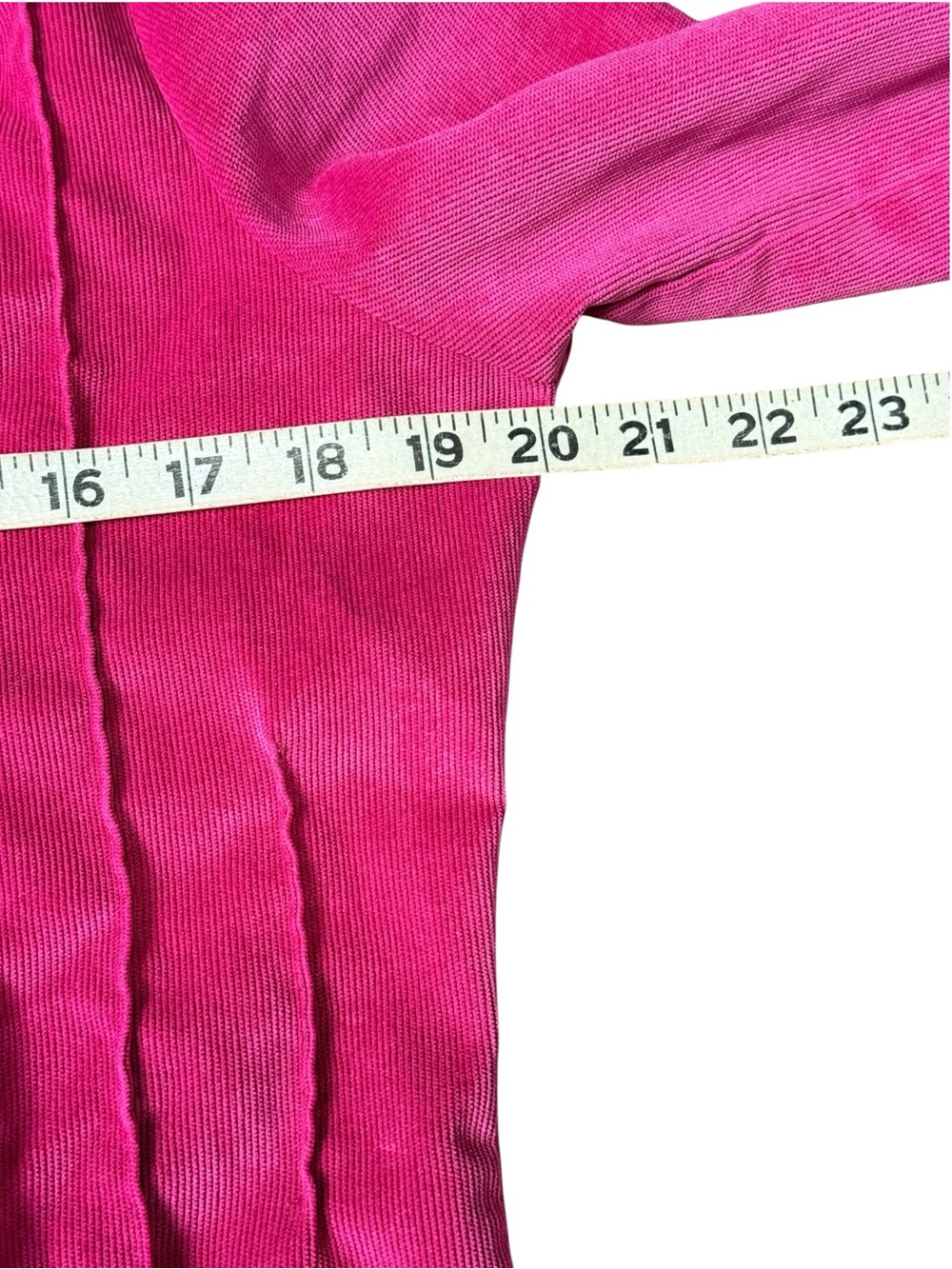 Rebecca Malone Hot Pink Pintuck Button Down Blouse Size 6 Y2K Retro - Picture 6 of 10